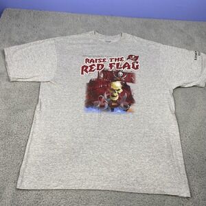 Tampa Bay Buccaneers Shirt Mens 2XL Gray NFL Football Raise the Red Flag Reebok